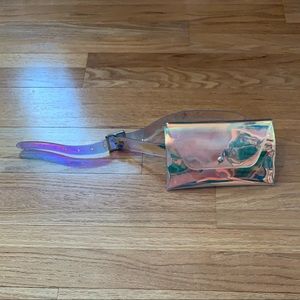 NWOT - Clear Holographic Fanny Pack